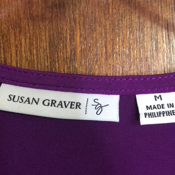 Susan Graver Purple Dress - Picture 2 of 6